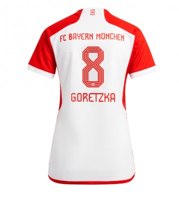 Bayern Munich Leon Goretzka #8 Primera Equipación Mujer 2023-24 Manga Corta